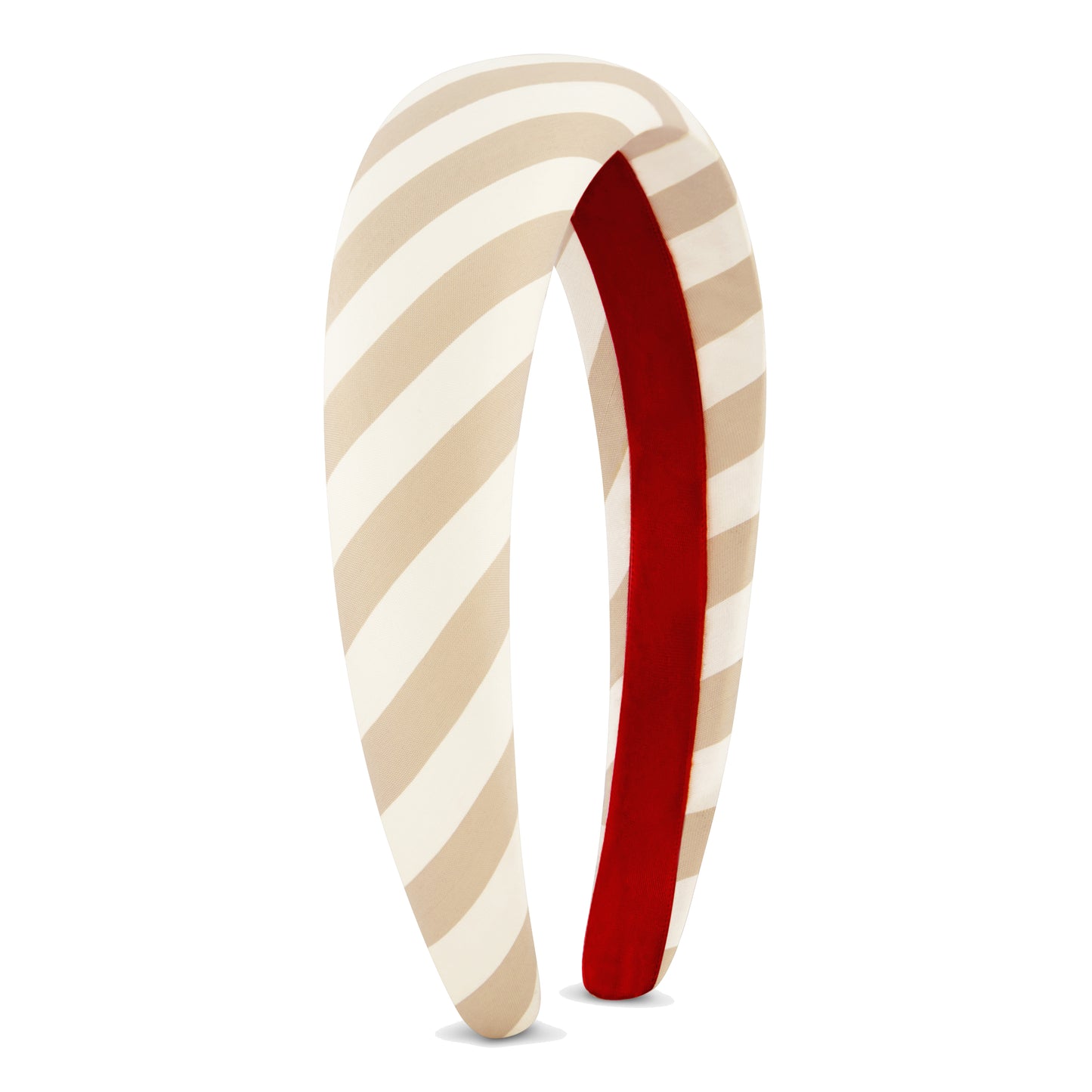 Neutral Stripe Silk Headband